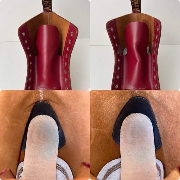 Dr. Martens Oxblood Red Quilon Leather 1460 England Lace Up Boots UK 6 - Picture 14 of 16